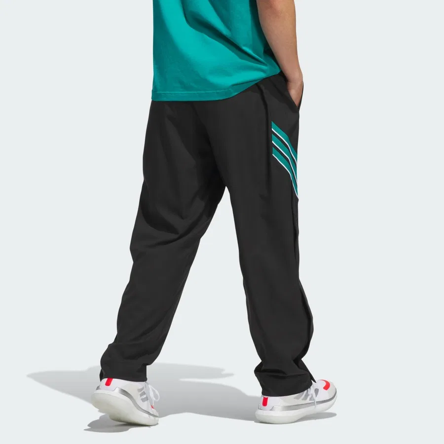 Спортивные брюки с зауженным кроем, модель Crazy Lite Pants, adidas, Черный — фото 2