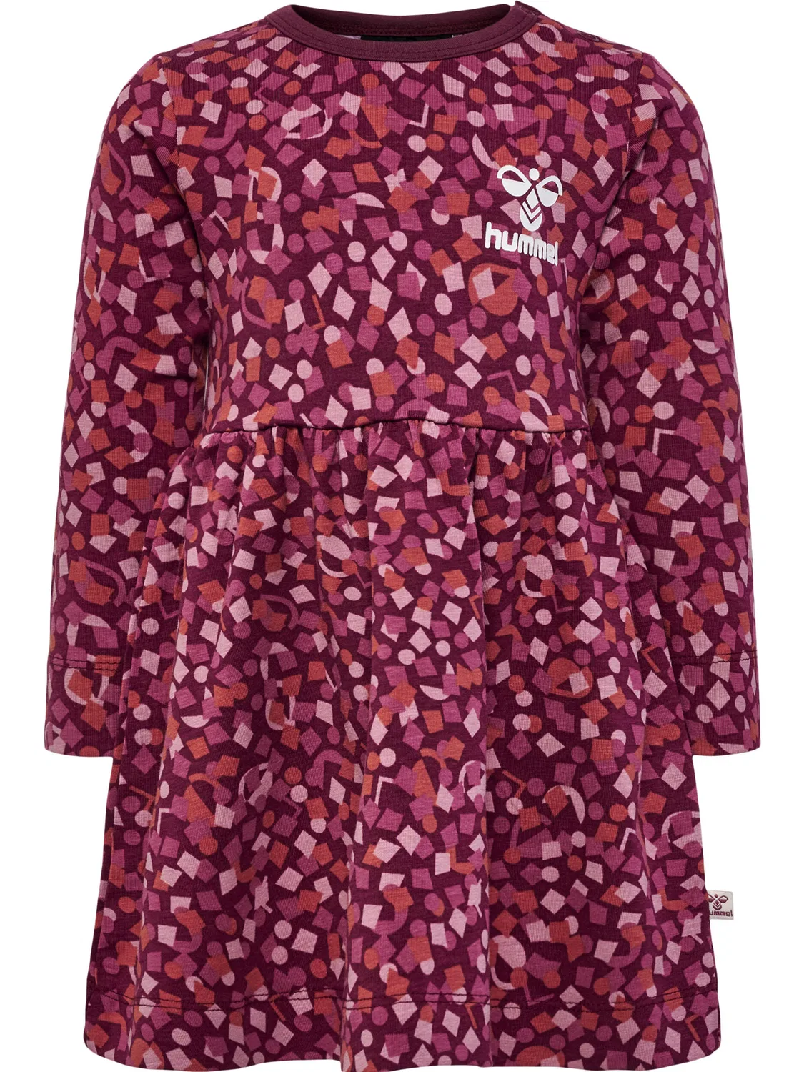 Детское платье с длинным рукавом Hmlconfetti Hummel, Konigliches Rot