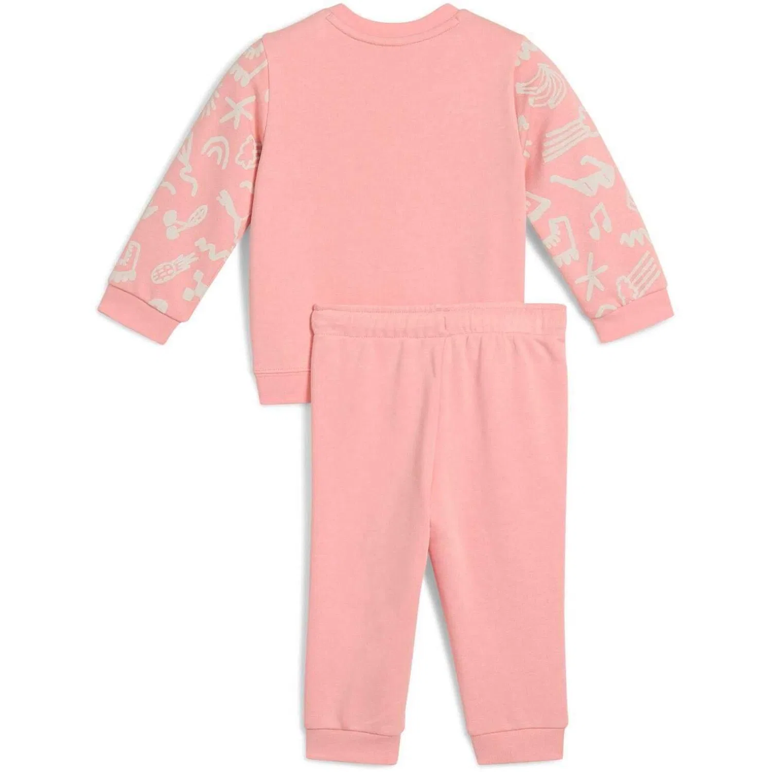 Детский спортивный костюм Puma Minicats Sandy Adventures Crew Set Tr, Rosa — фото 2