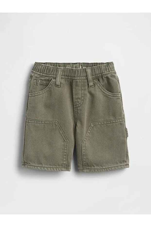 Детские шорты для мальчиков джинсовые Carpenter Shorts Gap, Green-000