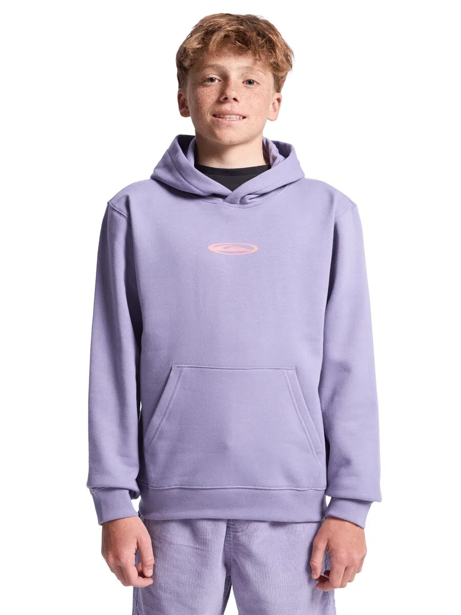 Толстовка QUIKSILVER 'Quik Globe' фиолетового цвета