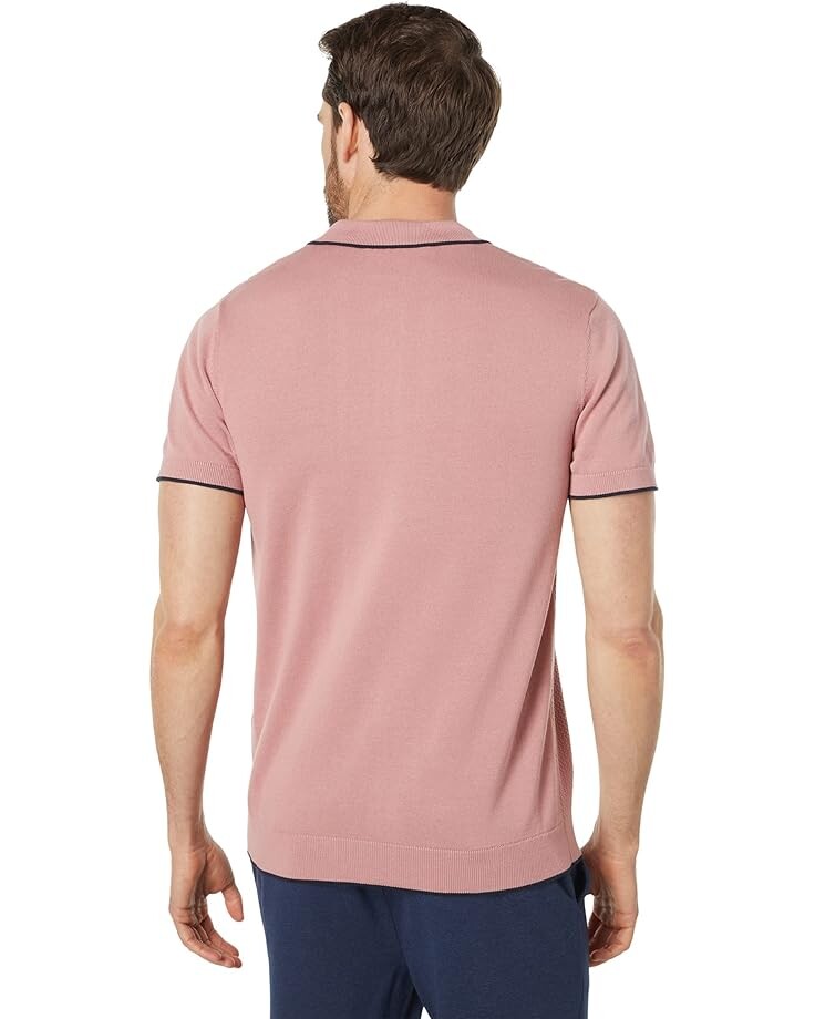 

Поло Selected Homme Hank Short Sleeve Knit Polo, цвет Ash Rose Sky Captain