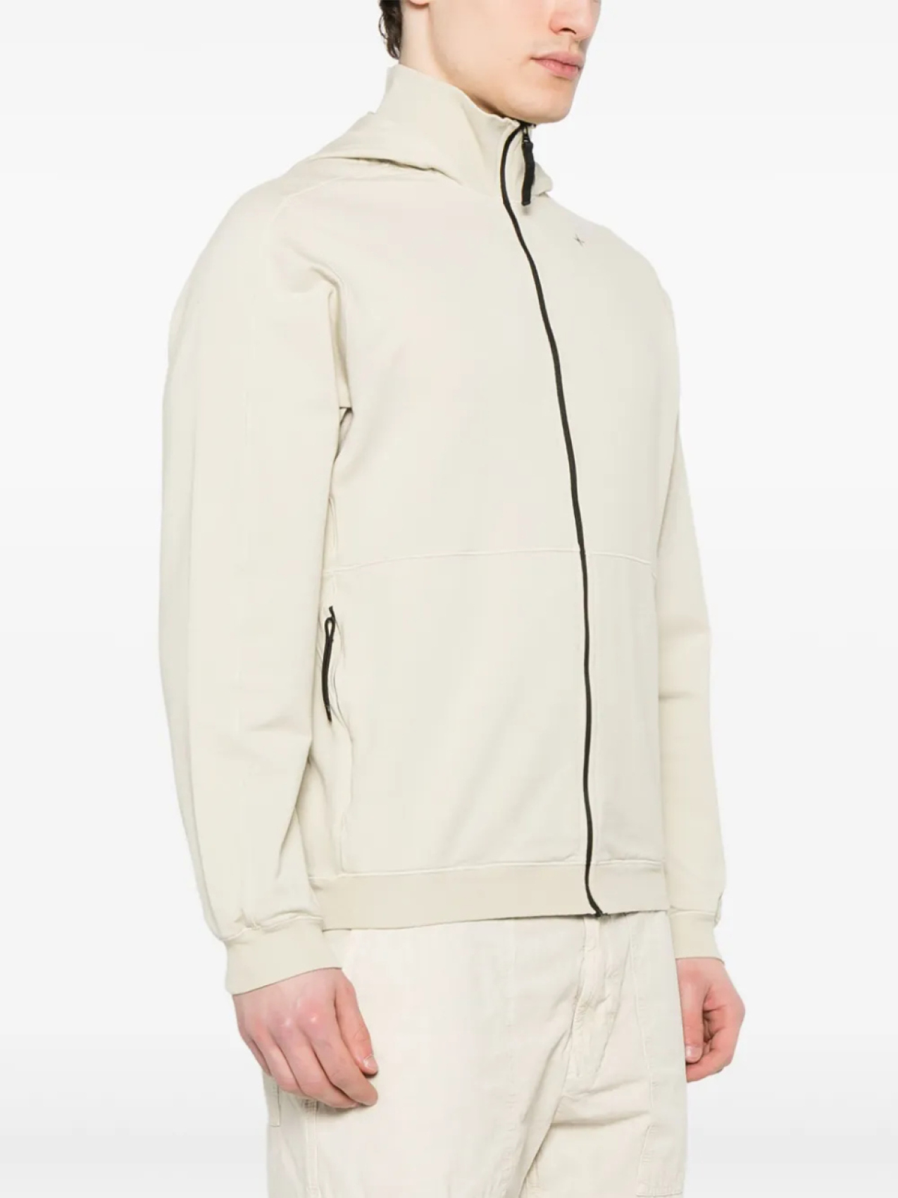 Толстовка с капюшоном и мотивом компаса Stone Island, нейтральный — фото 3