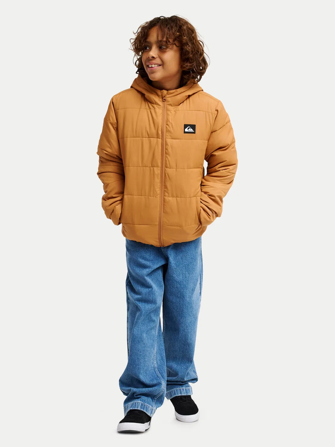 Зимняя куртка стандартного кроя для мальчика Scaly Reversible Quiksilver, оранжевый — фото 2