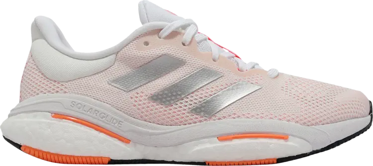 

Кроссовки Adidas Wmns SolarGlide 5 'White Silver Metallic', розовый