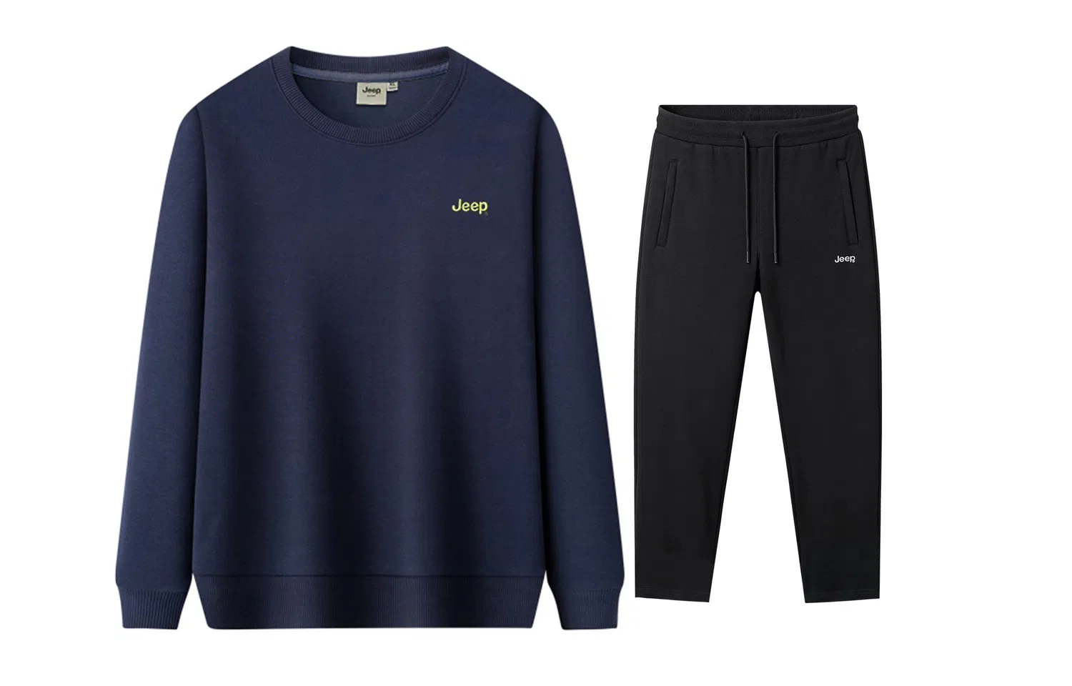 Детский спортивный комплект с флисовыми брюками Jeep, Navy/Black
