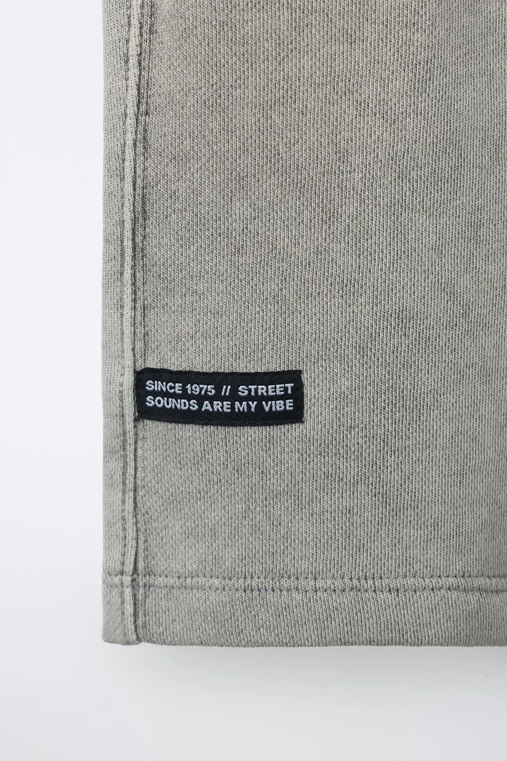Выцветшие бермудские шорты ZARA, Grey — фото 4