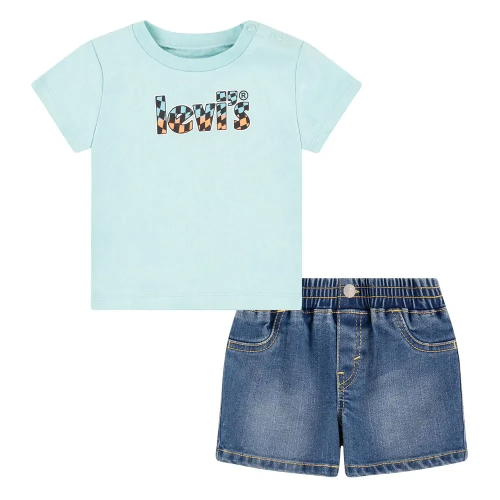 Джинсовый комплект Levi's Core Seasonal Logo Denim, синий