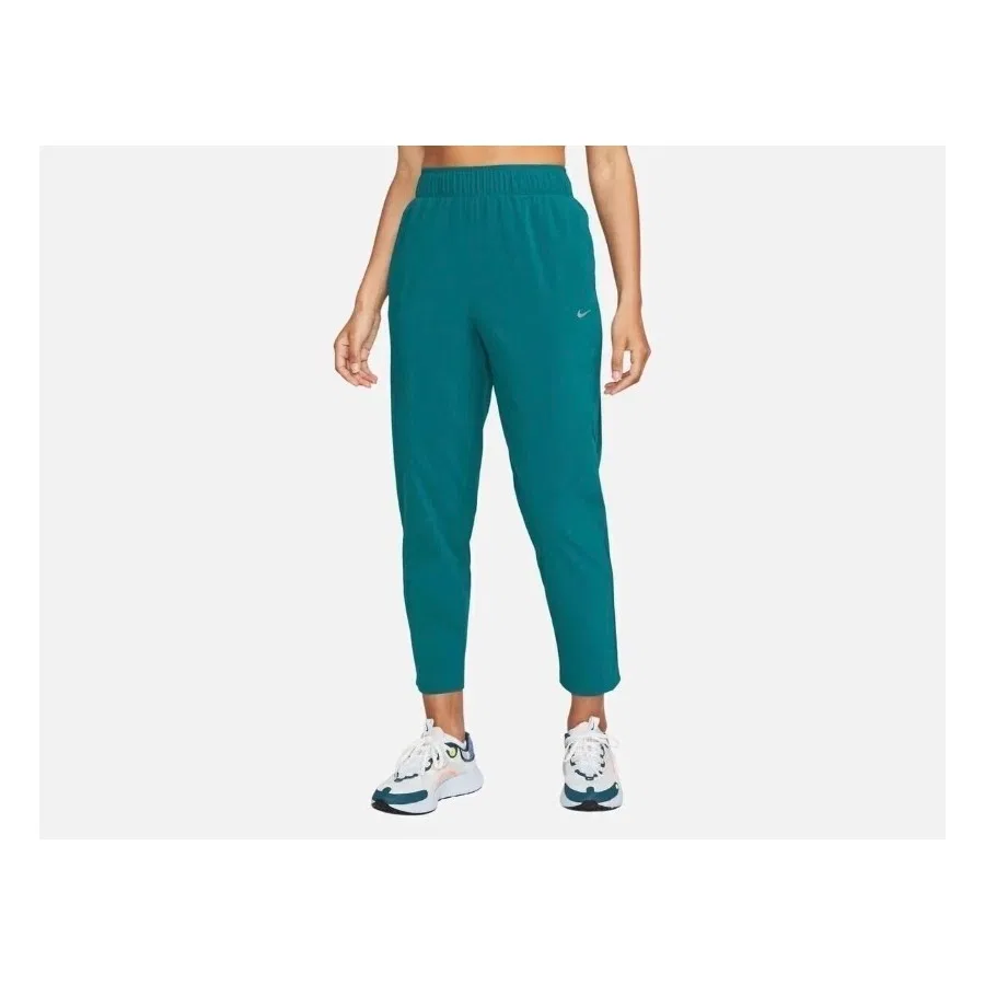 Женские спортивные брюки для бега с высокой посадкой, Dri-FIT Fast, Nike, Зеленый