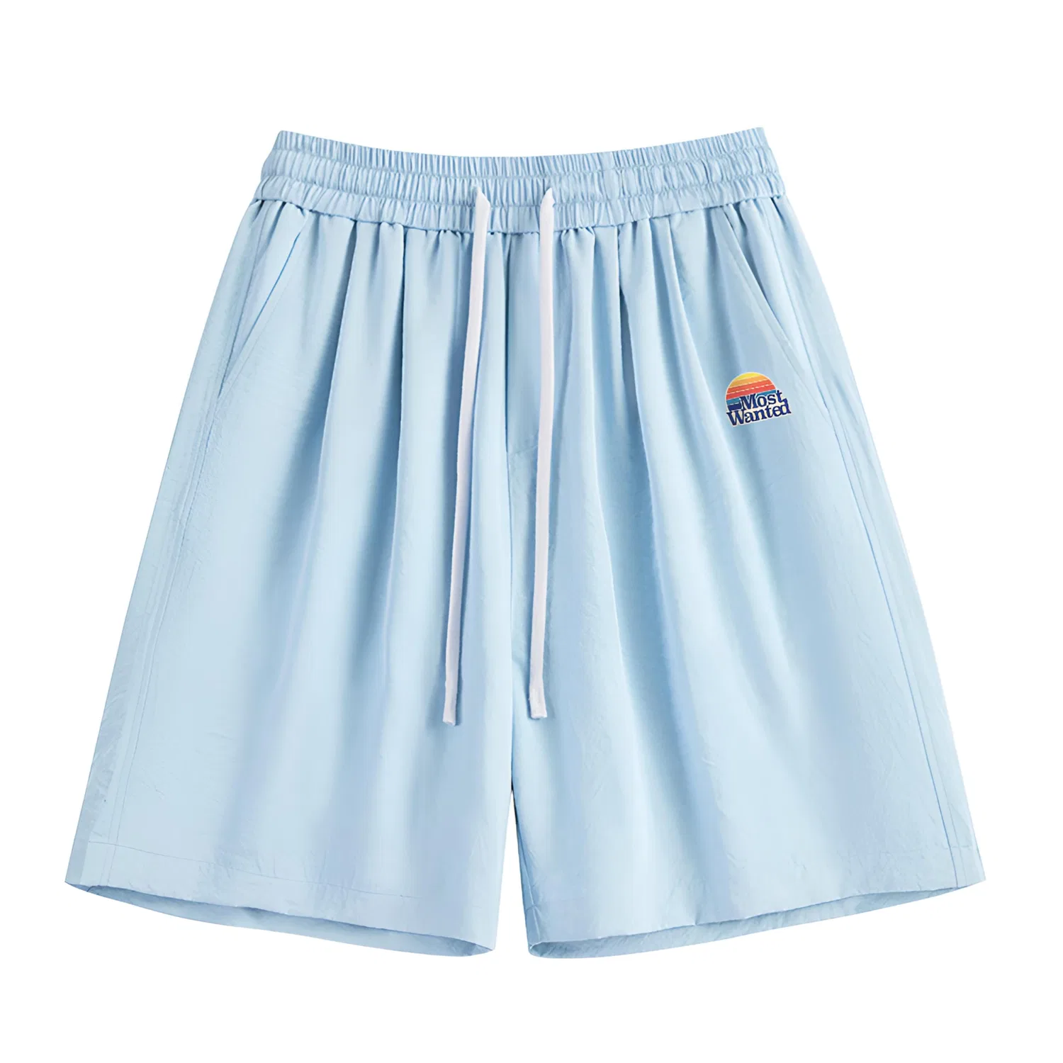 Детские шорты свободного кроя с принтом Casual Shorts Unisex Moderate MostwantedLab, Blue