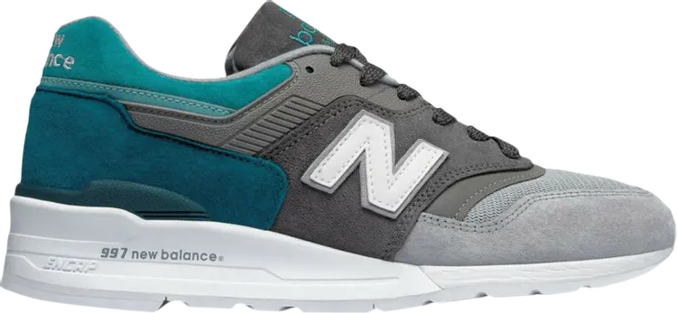 

Кроссовки New Balance 997 Made in the USA 'Grey Turquoise', белый