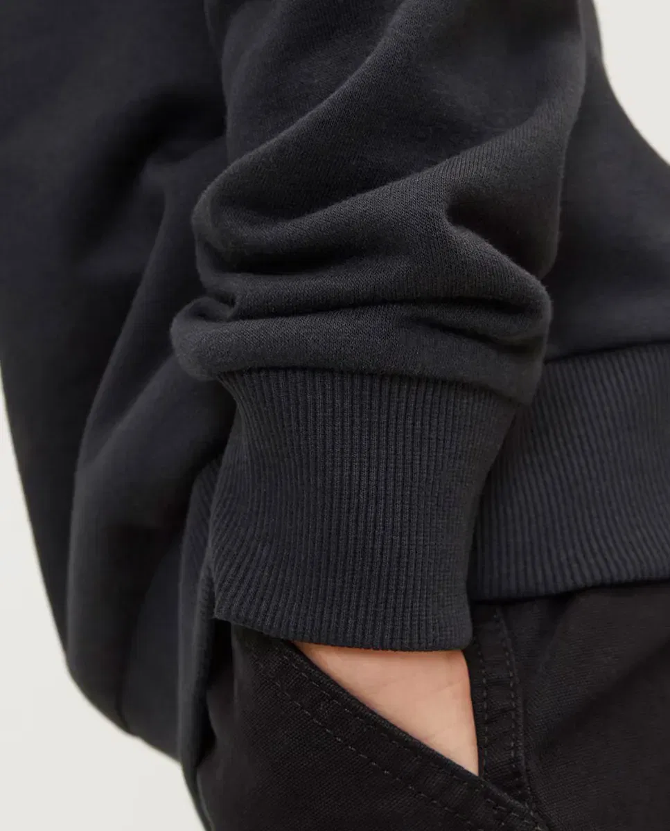 Детская свитшот для мальчиков с длинным рукавом Jack & Jones, Negro — фото 2
