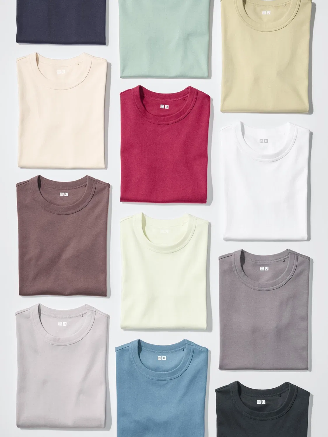 Футболка с коротким рукавом Uniqlo, кремовый — фото 3