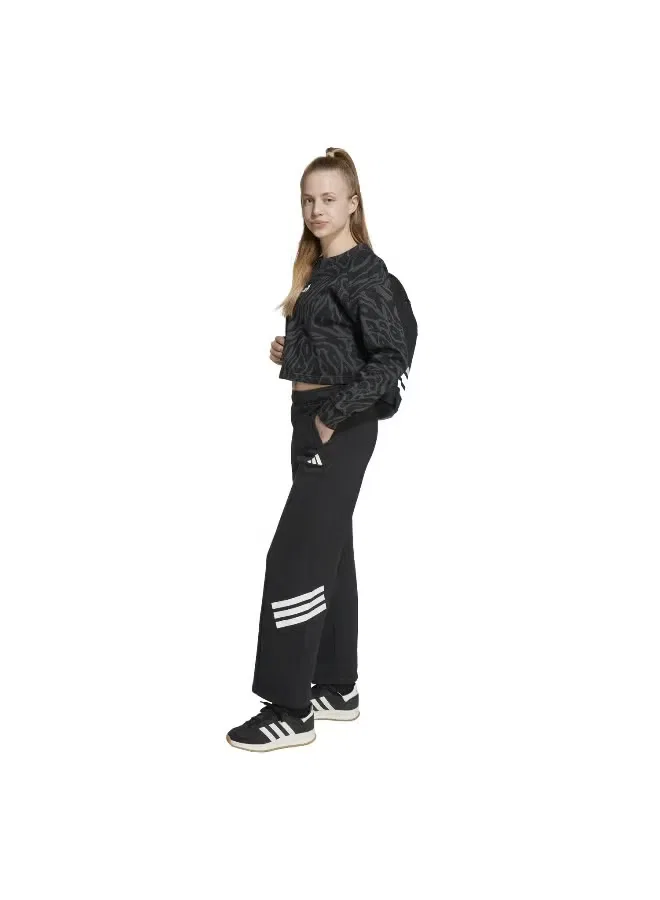Штаны с принтом Adidas, черный — фото 4