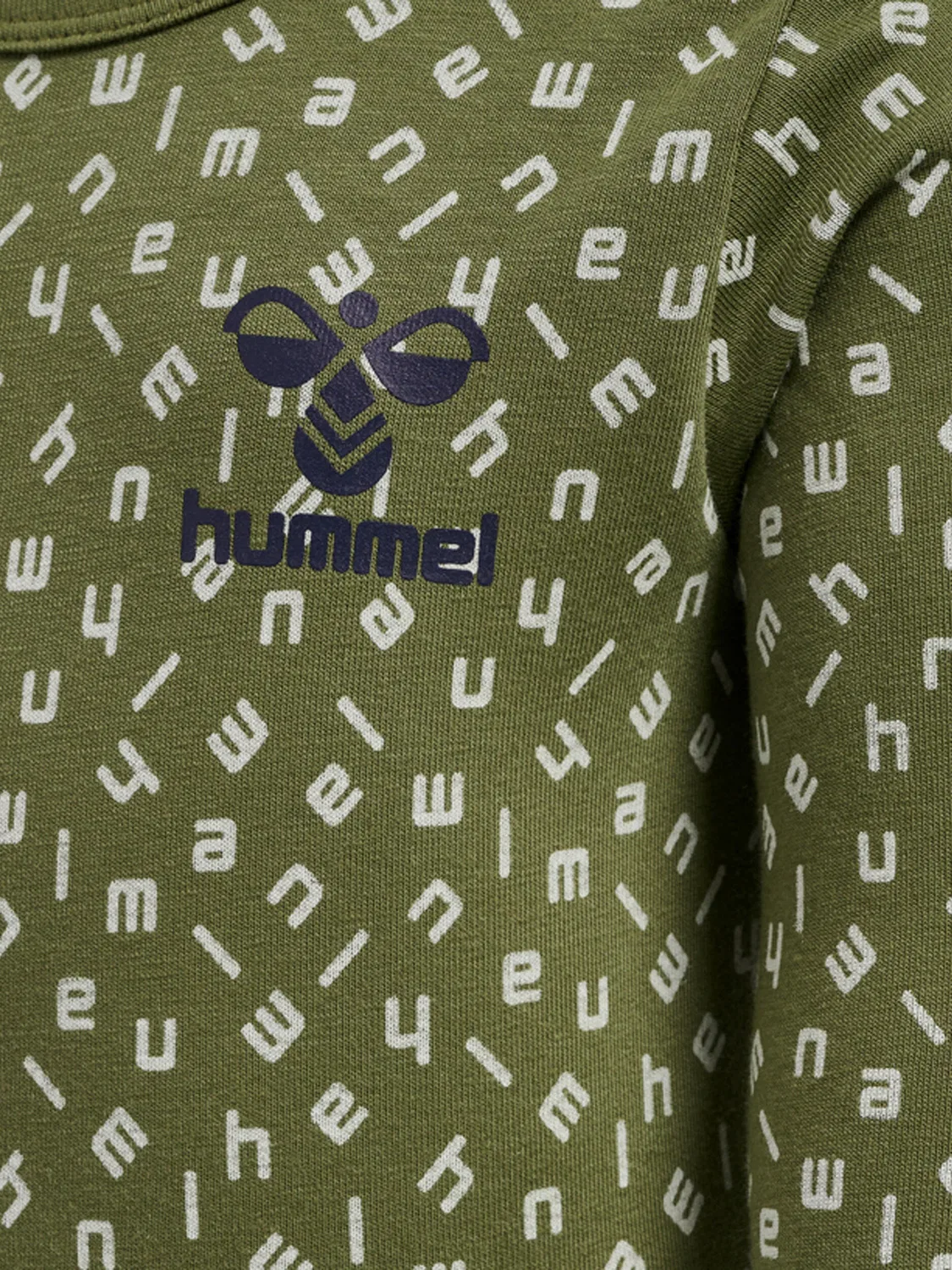 Детский боди-комбинезон с длинным рукавом Hmlconnor Hummel, Grun — фото 4