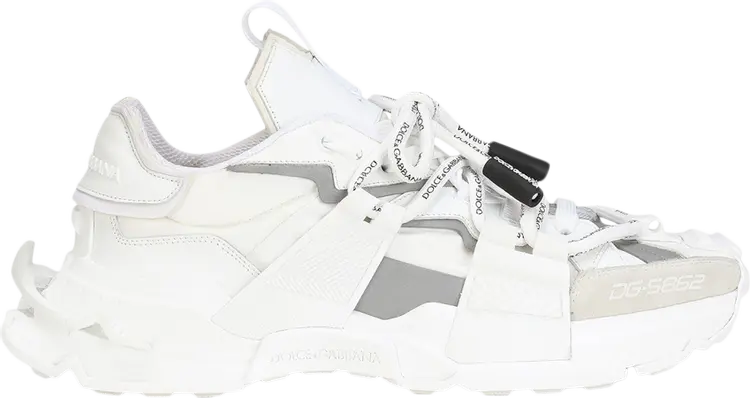 

Кроссовки Dolce & Gabbana Space Sneaker White Silver, белый