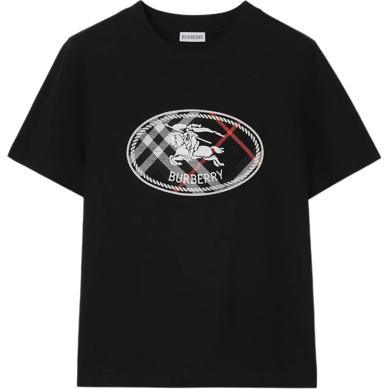 Женская футболка с обычным рукавом Burberry, Black