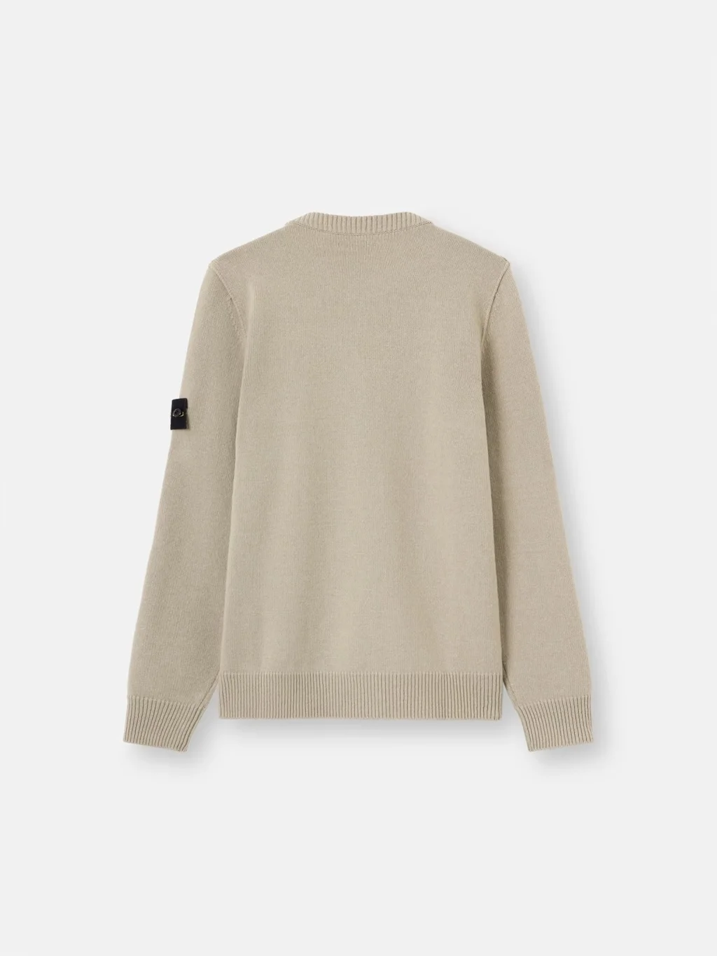 Мужской свитер Stone Island Regular-fit Crewneck With Ribbed Trims, песочный — фото 3