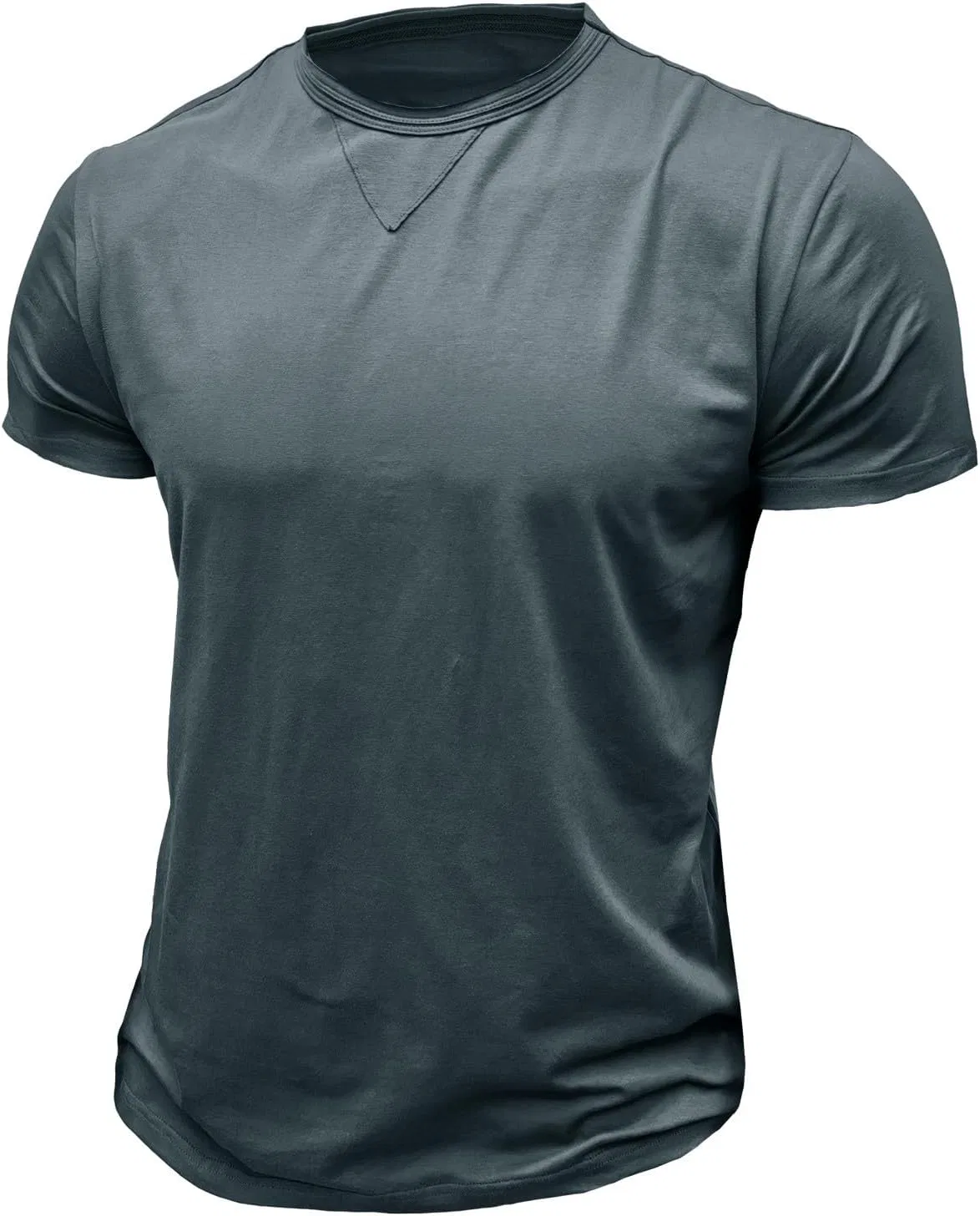 Мужская футболка с круглым вырезом, Dark Gray — фото 2
