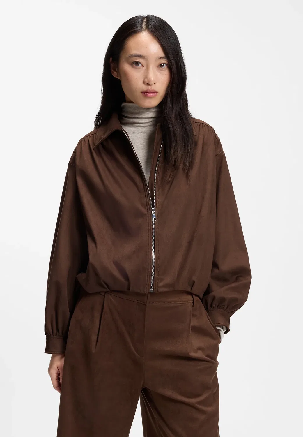 C_Jasuede - легкая куртка Boss, Medium Brown