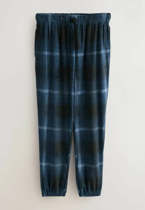 Пижамный комплект с капюшоном Regular Fit Check Set Next, Navy Blue, темно-синий — фото 3