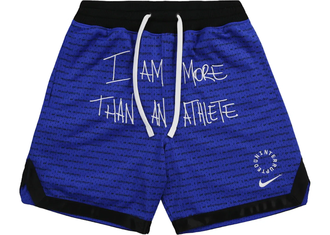 Мужские шорты с принтом More Than An Athlete Nike, Racer Blue/Black