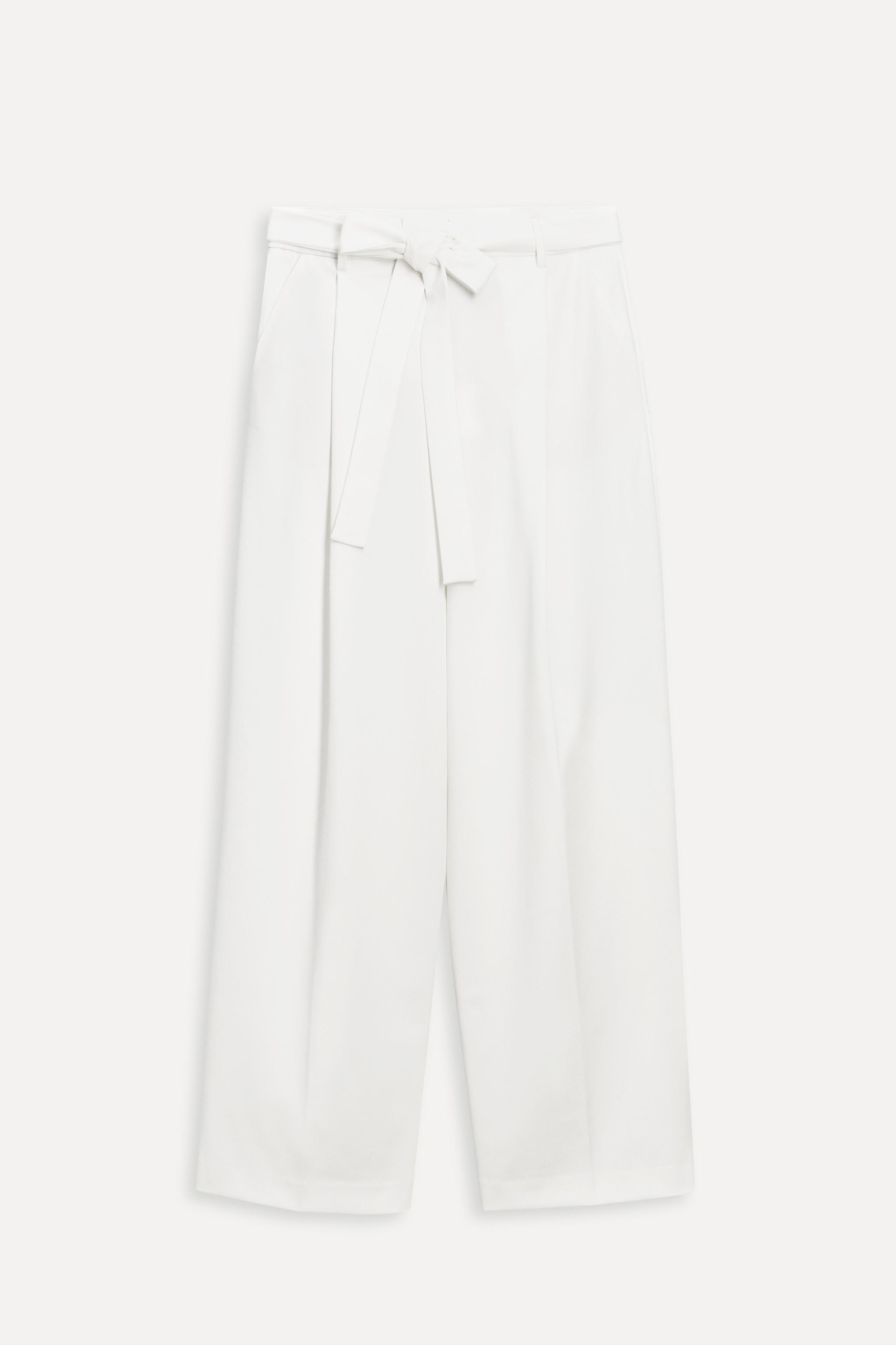 

Брюки Zara Belt 50th Anniversary, белый