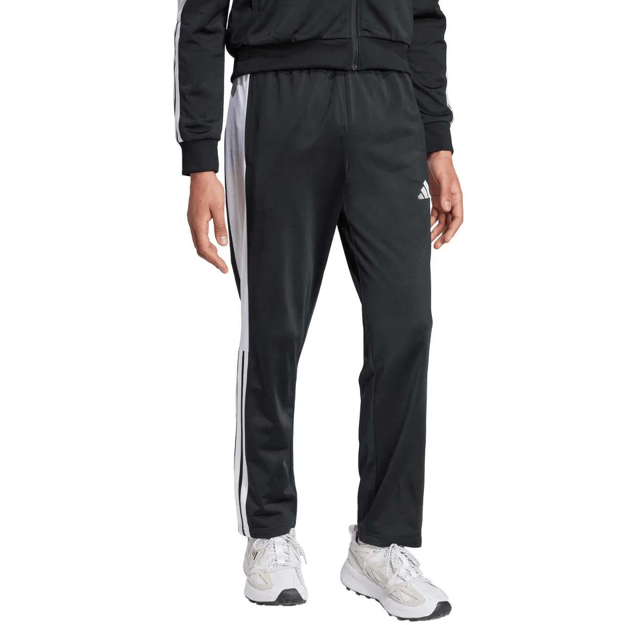 Мужские штаны с быстросохнущей тканью Snap Track Adidas, Schwarz — фото 4