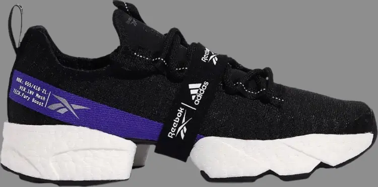 

Кроссовки sole fury x boost 'black' Reebok, черный