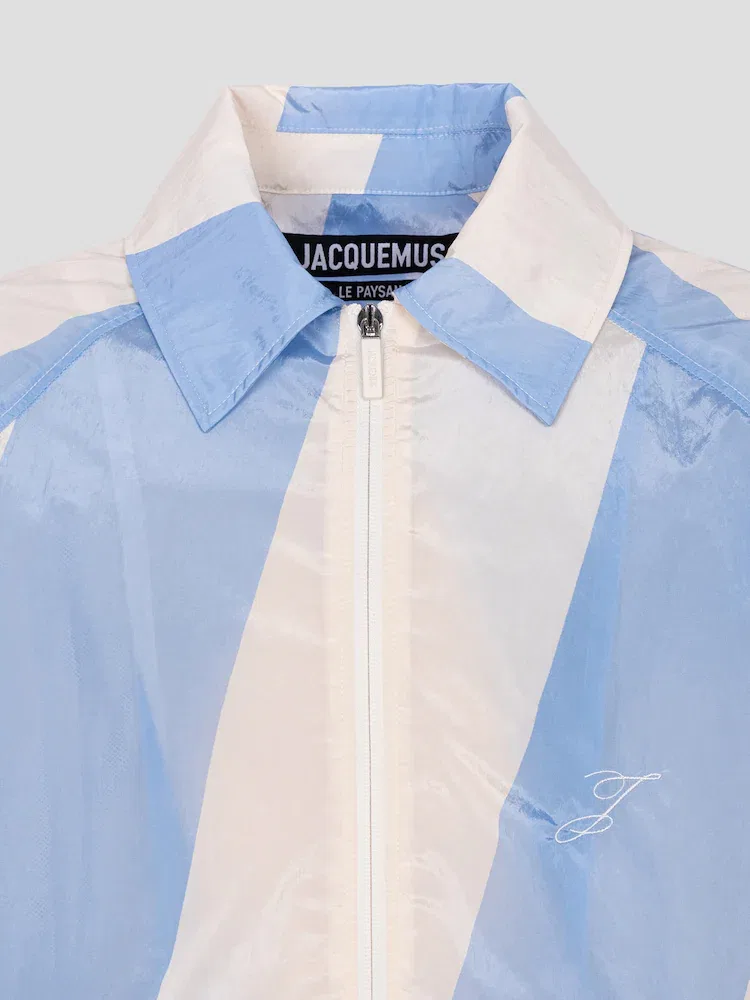 Ветровка, с принтом, Le Coupe-Vent JACQUEMUS, Sky Blue — фото 3