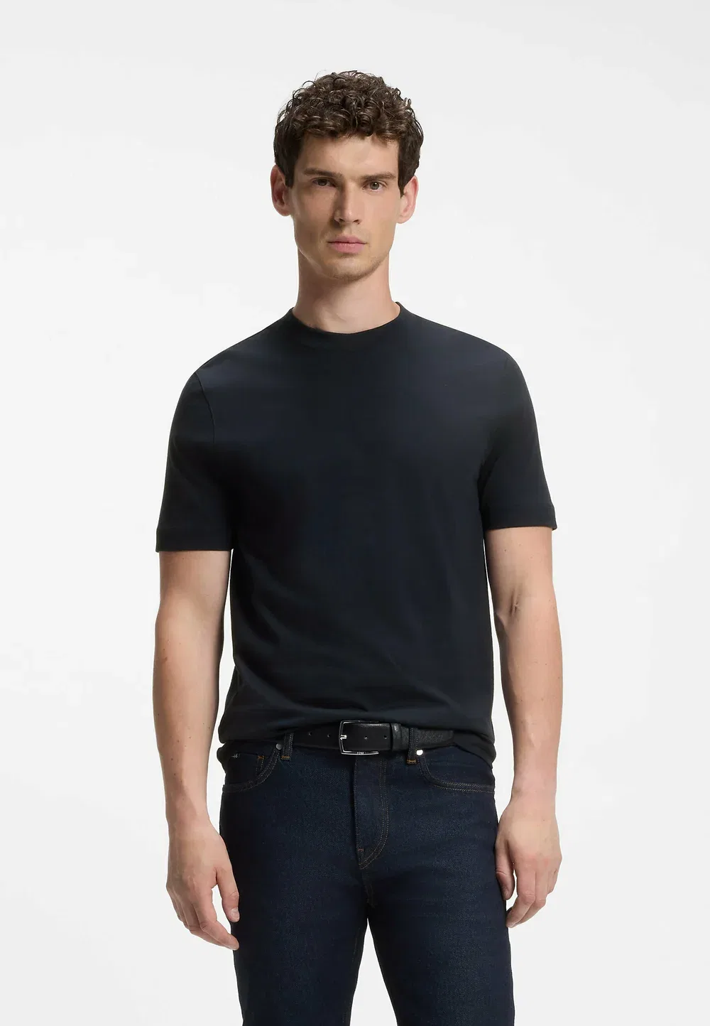 Простая футболка Boss, Dark Blue Four