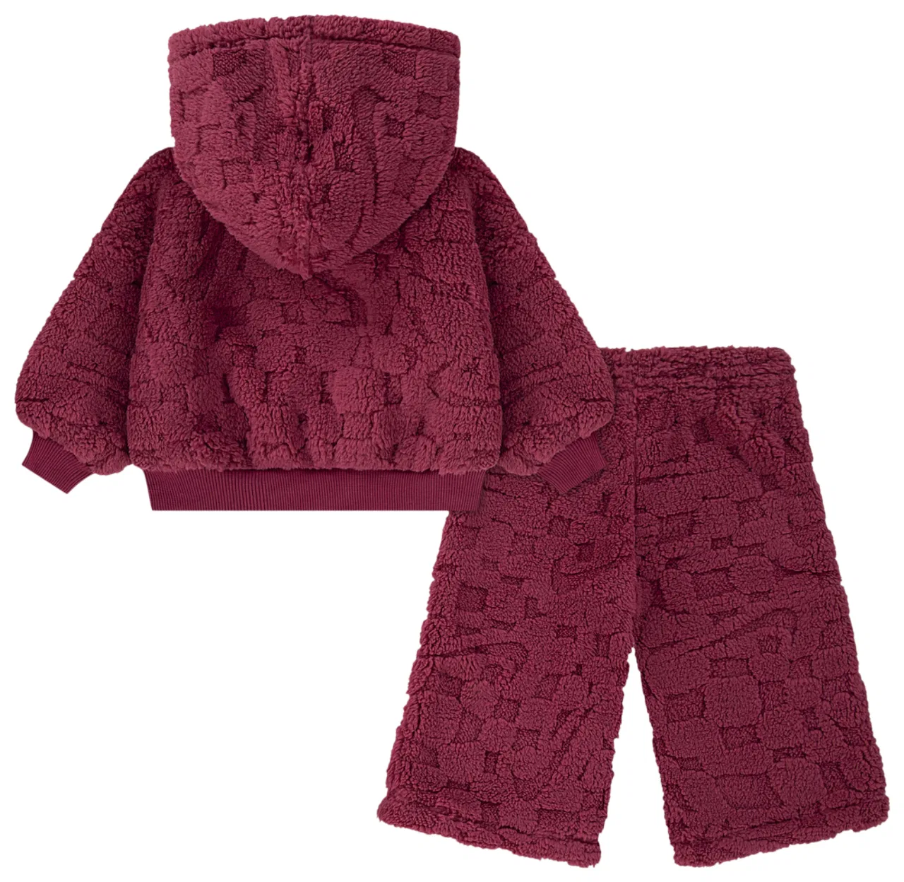 Детский спортивный костюм худи и брюки Cozy Nike, цвет Sweet Beet/Sweet Beet — фото 2