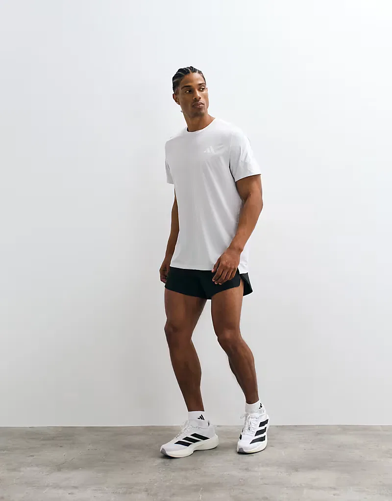 Футболка Adidas Running adi365 серого — фото 2