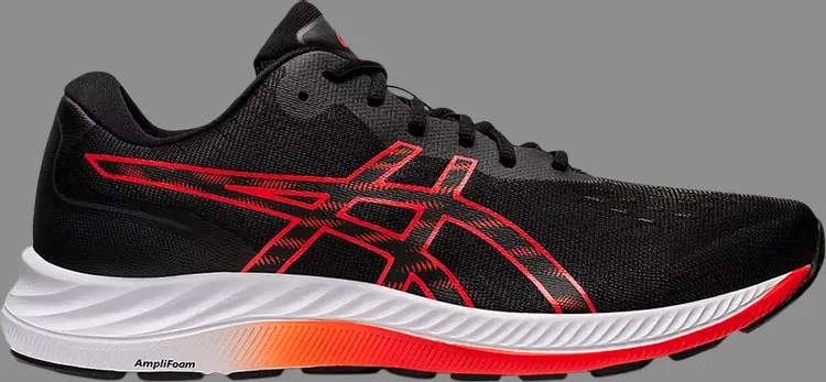 

Кроссовки gel excite 9 'black cherry tomato' Asics, черный