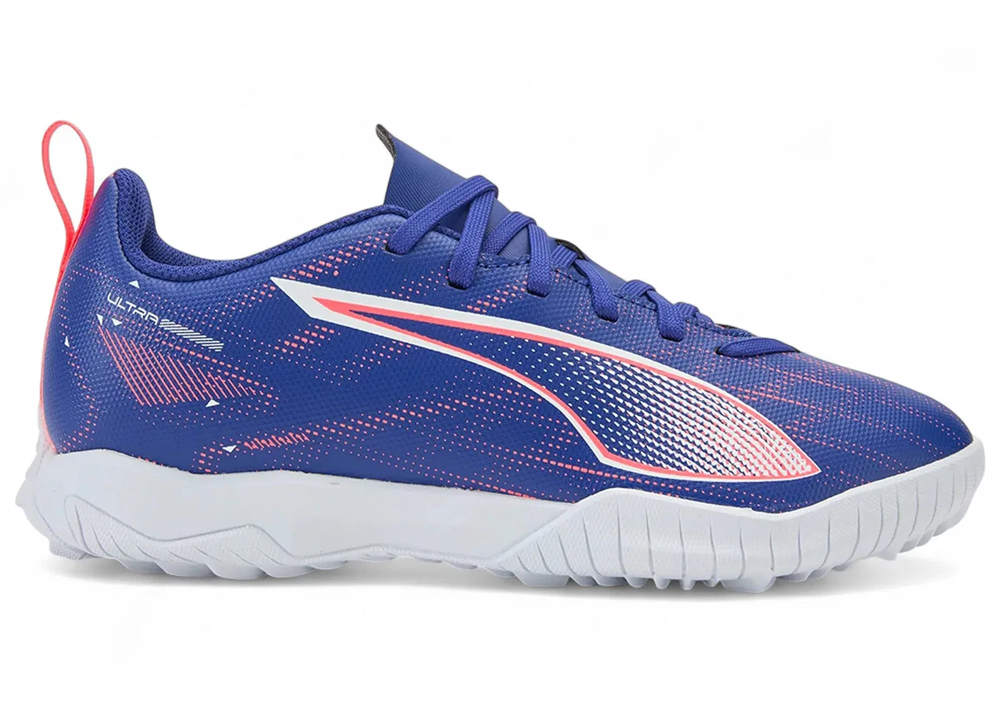 Детские бутсы Puma Ultra 5 Play TT Jr Puma, Lapis Lazuli/Puma White/Sunset Glow