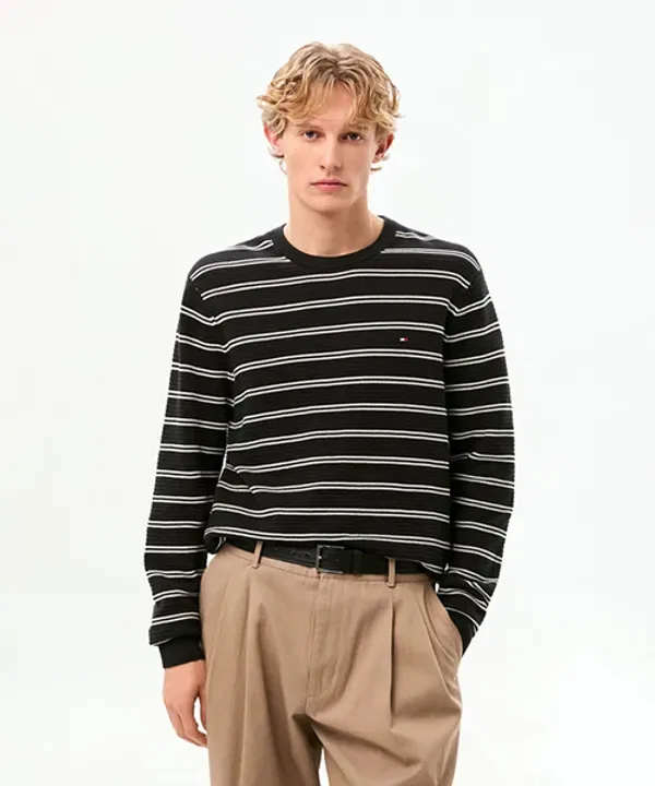 Свитер с фактурой структура, Seasonal Structure, Tommy Hilfiger