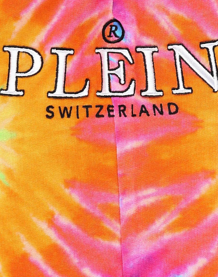 Зауженные брюки Philipp Plein синего и лазурного цвета — фото 3