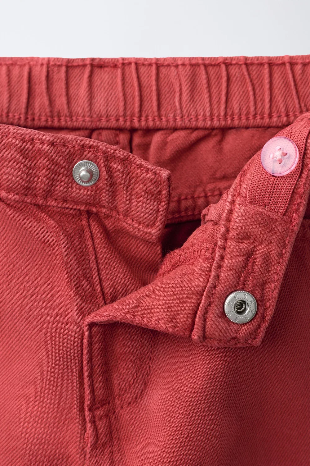 Прямые джинсы ZARA, Red — фото 3