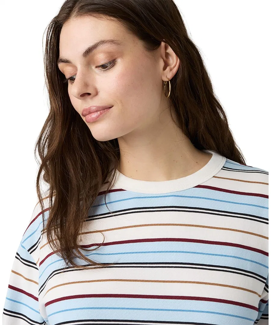 Футболка с длинным рукавом Vintage Levi's, Wednesday Stripe Egret — фото 3
