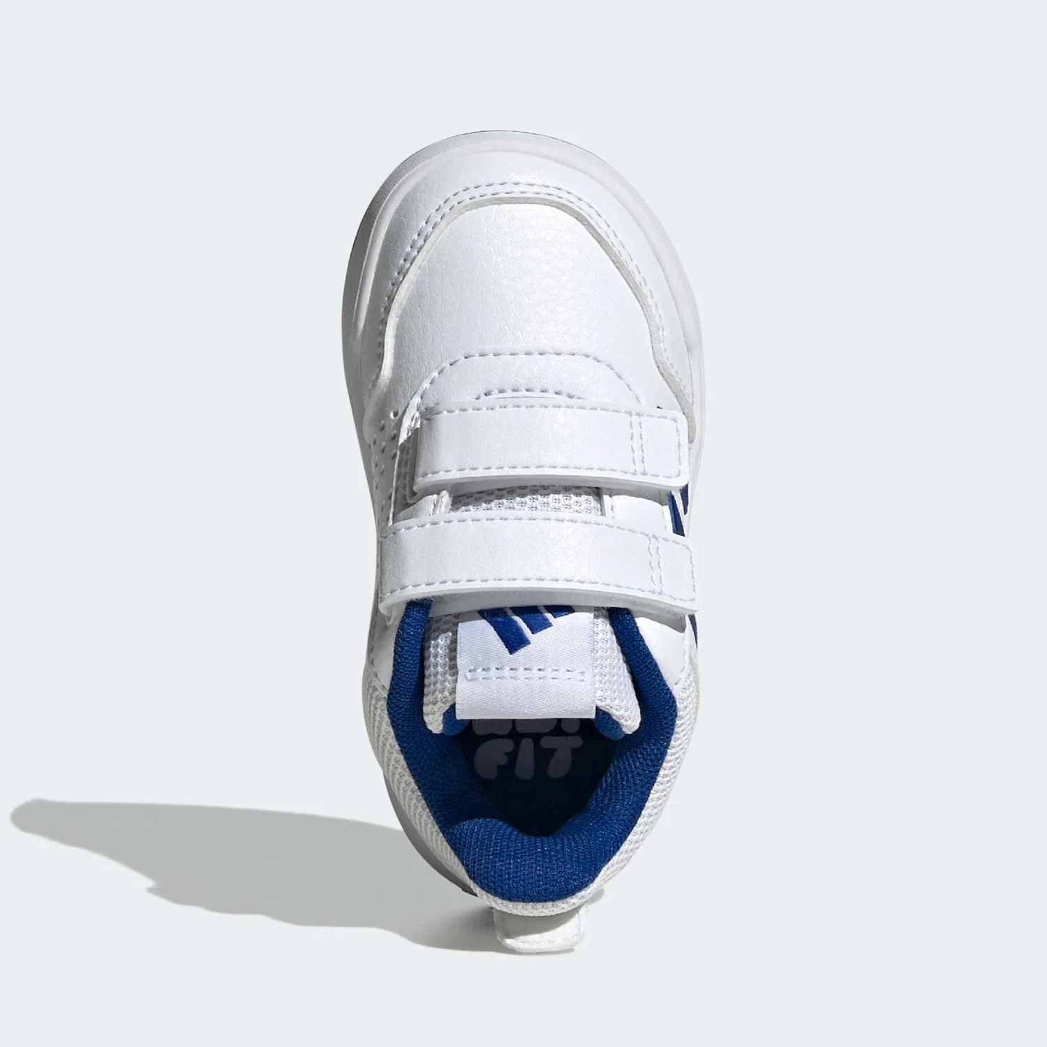 Детские кроссовки с клеверной застежкой Tensaur Sport 3.0 Adidas, Cloud White/Collegiate Royal — фото 4