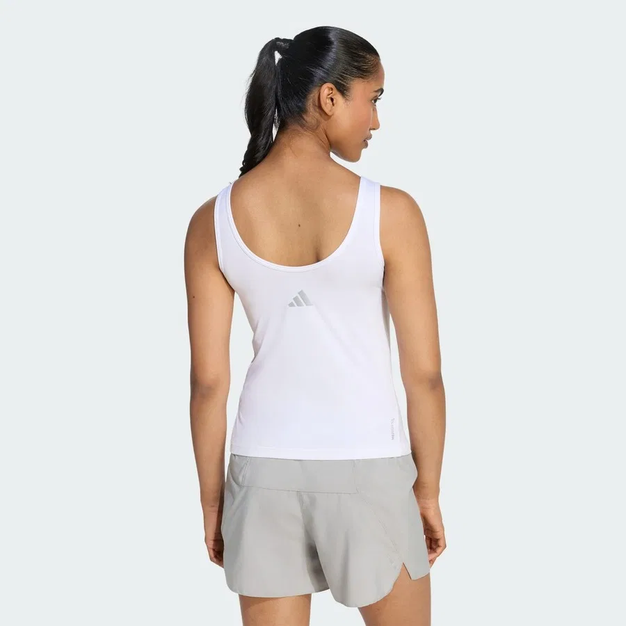 Спортивный топ с принтом Performance KA0300 adi365 Running Essentials Camisole Atlet adidas, Белый — фото 2