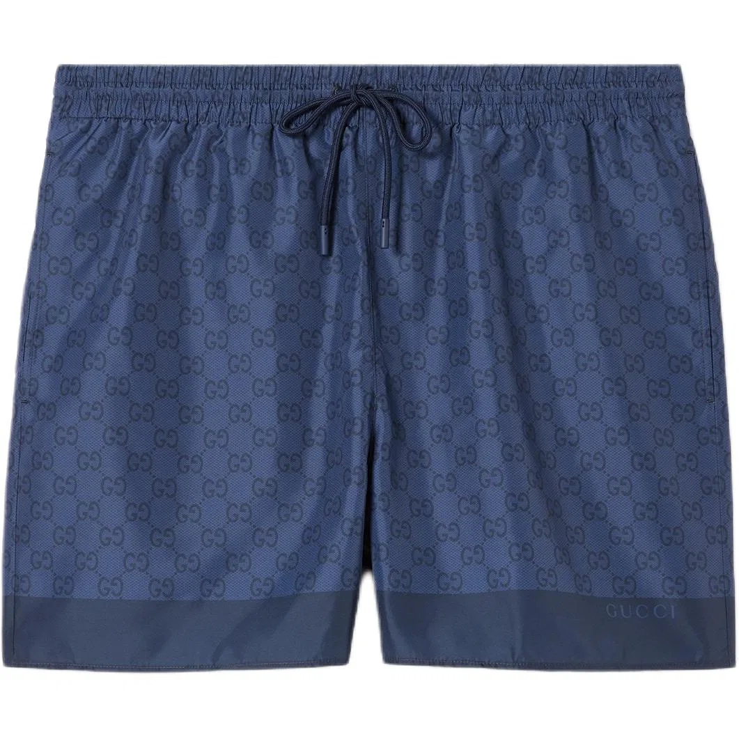 Мужские плавки с принтом Marine Blue GUCCI