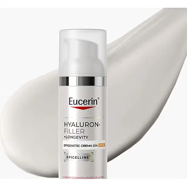 Дневной крем для лица с SPF 30 и антивозрастным действием Hyaluron Filler + Longevity Eucerin, 50 мл — фото 2