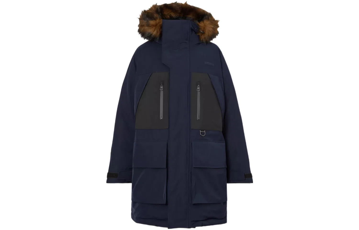 Мужская куртка пуховик с принтом FW22 Down Jacket Burberry, Dark Carbon Blue