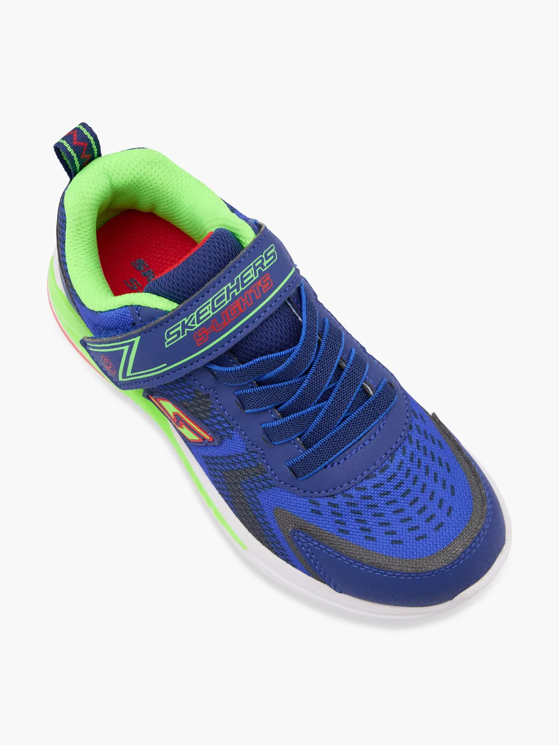 Детские полуботинки с подсветкой Skechers TRI-NAMICS, синий — фото 2