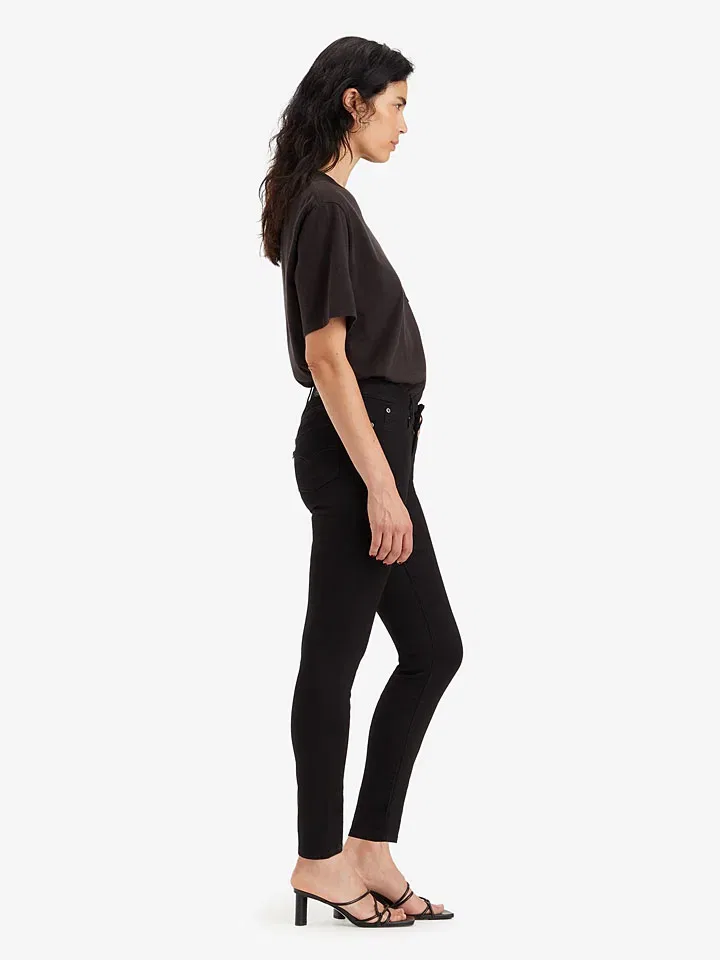 Женские джинсы skinny fit 711 Levi's, Black — фото 2