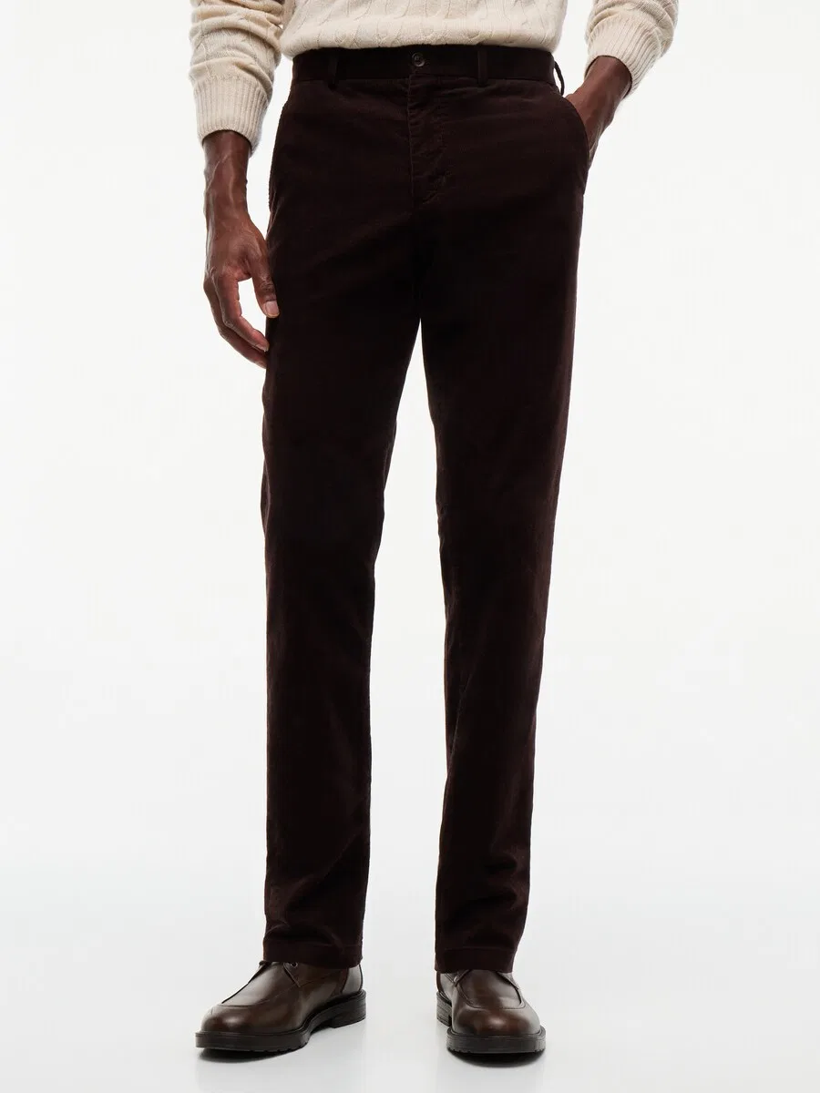 Брюки-чиносы TOMMY HILFIGER Slim fit 'DENTON' темно-коричневого цвета — фото 2