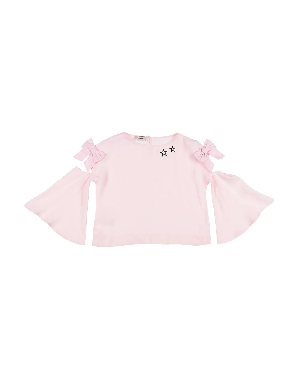 Детский топ с бантом Pinko Up, розовый