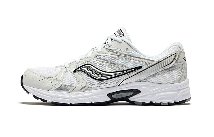 

Кроссовки saucony Grid Ride Millennium 'White Silver', белый/серебряный