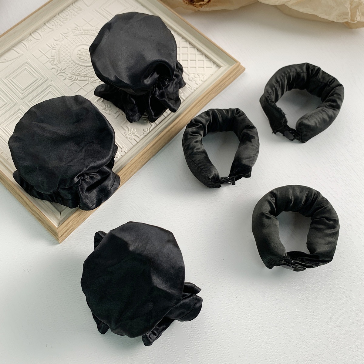 Бигуди для волос heatless flexi rod buns Soho, schwarz, количество 6 шт. — фото 2